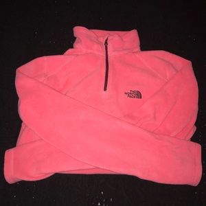 Pink North Face Fleece